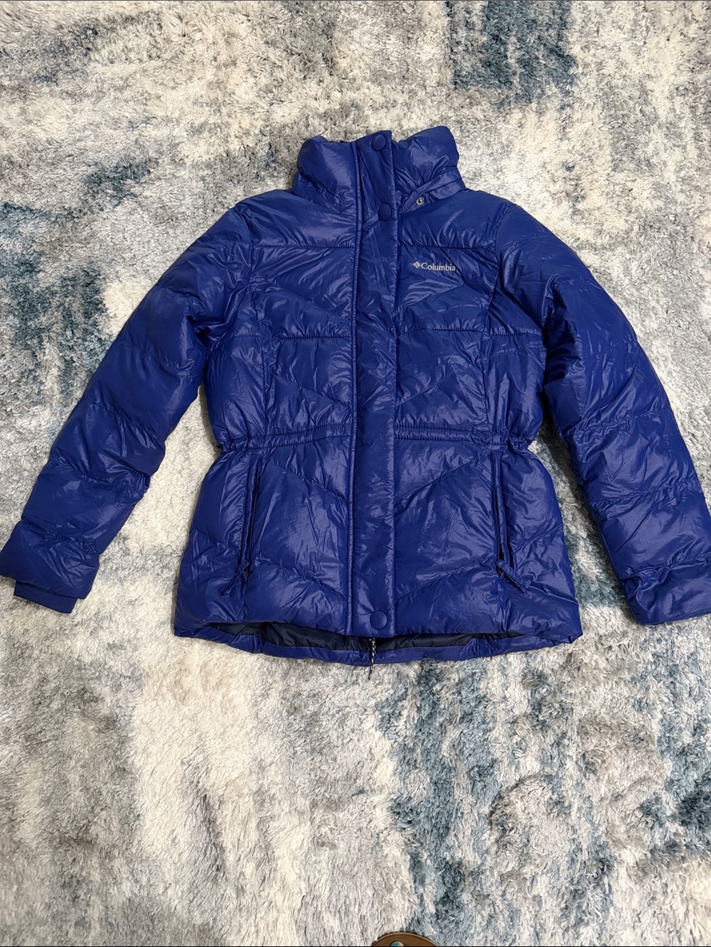 Columbia women’s ' Royal Blue Puffer Jacket - Insulated Winter Coat